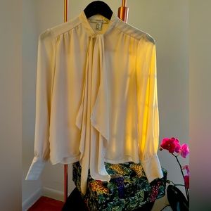 {Forever 21} ivory blouse XS